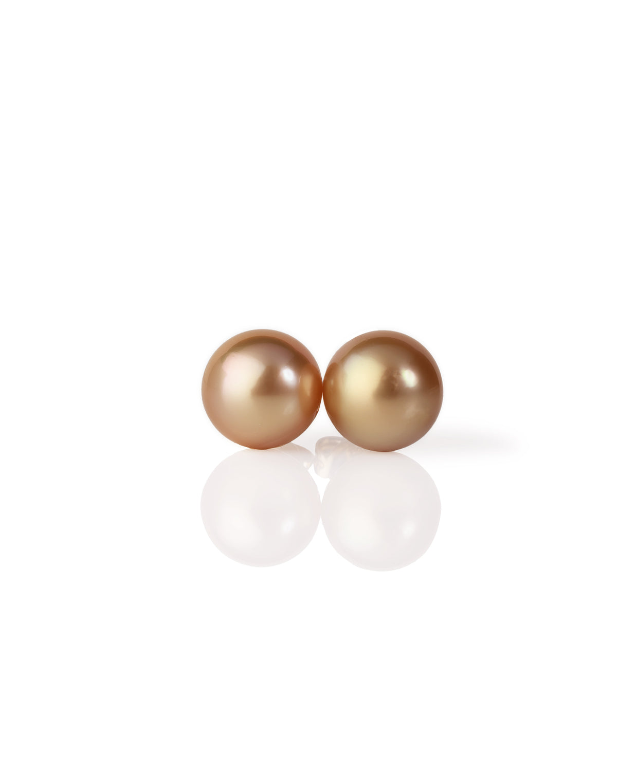 Gold South Sea Pearl Stud Earrings