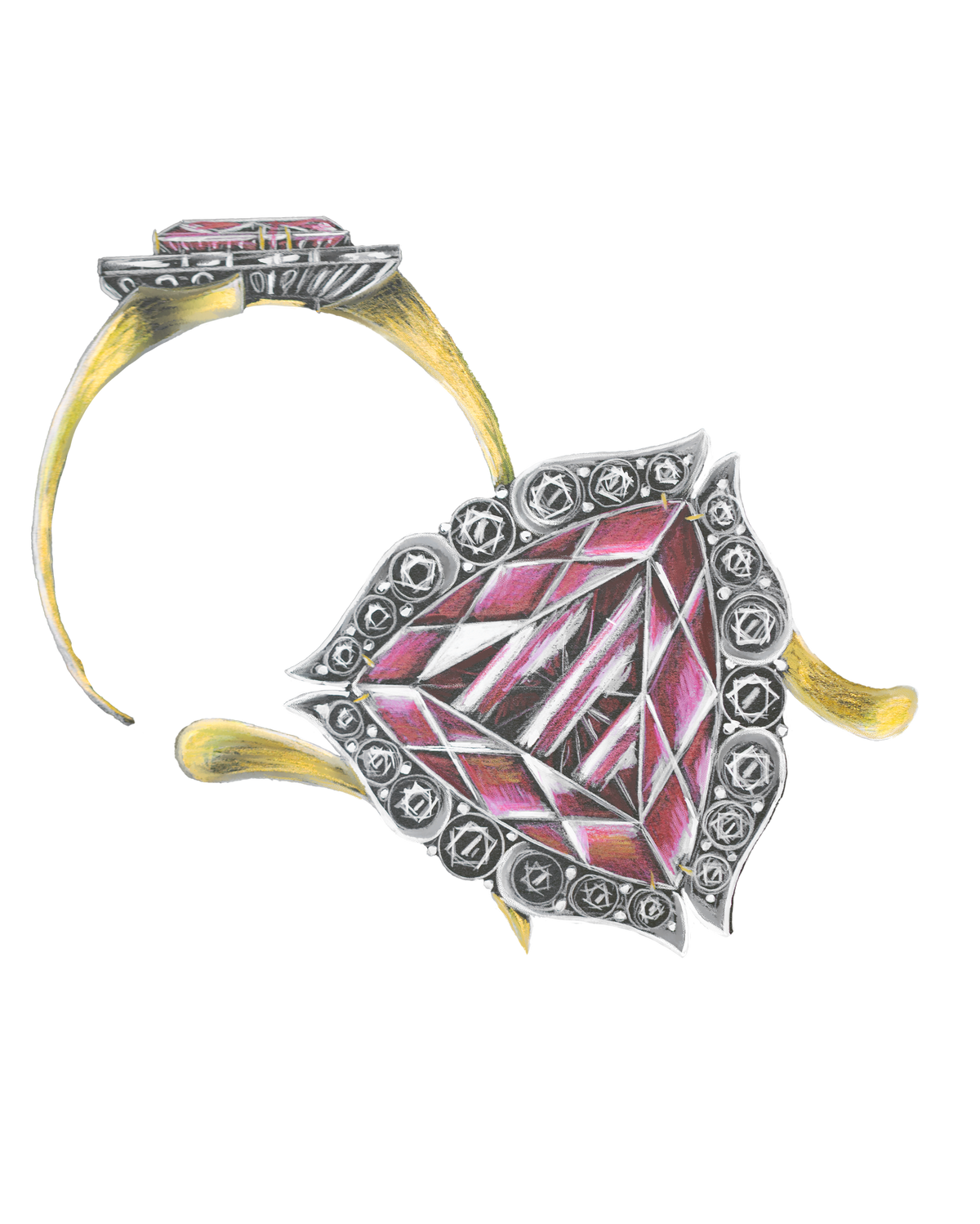 Introducing Mahenge Lumière -  Mahenge Pink Spinel ring