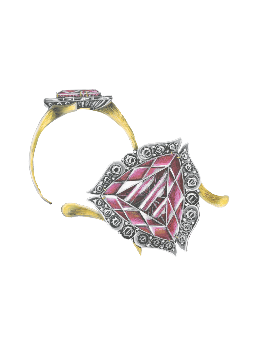 Introducing Mahenge Lumière -  Mahenge Pink Spinel ring