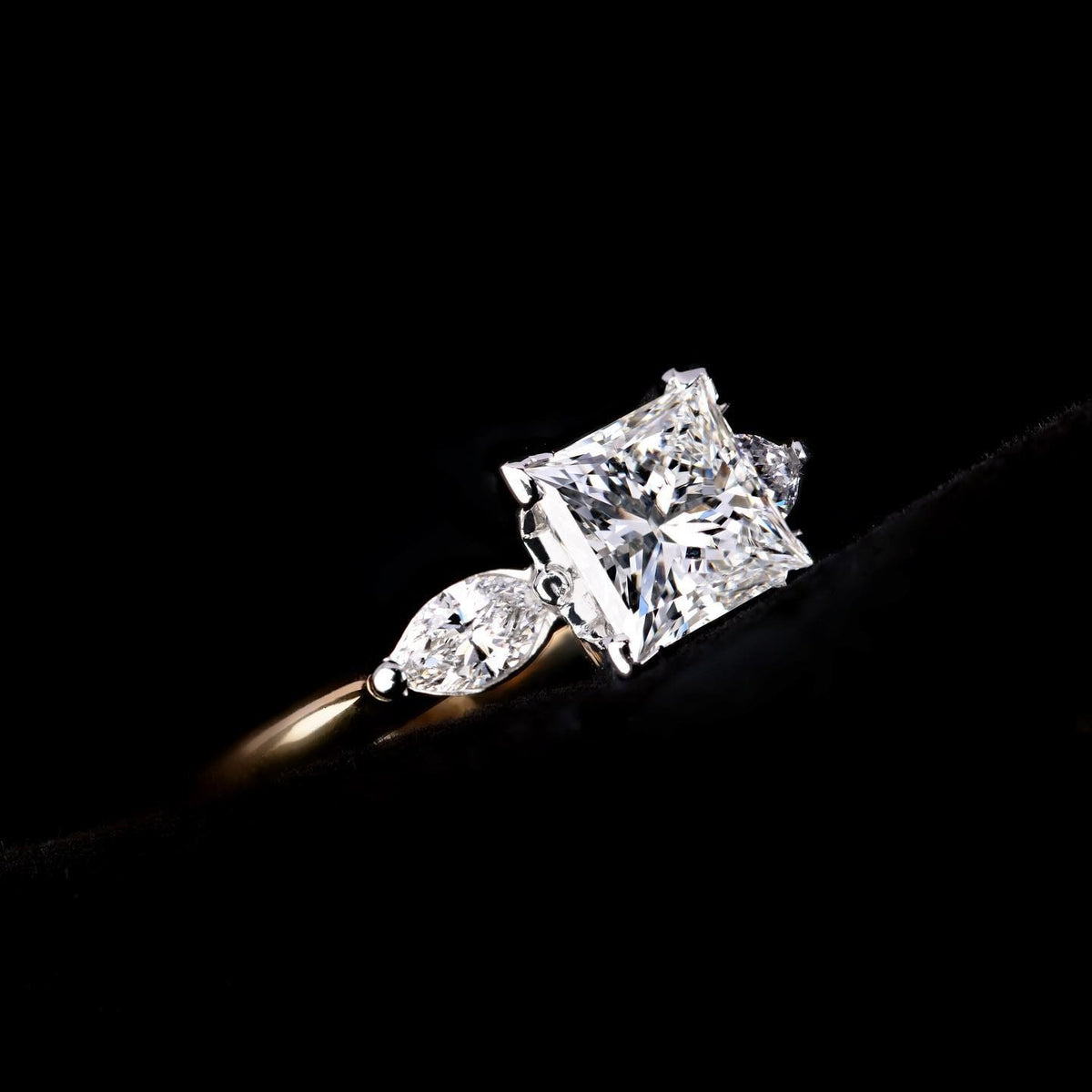 Diamond Engagement Ring - Past MJS Commission - PG-BI-864 - image 3
