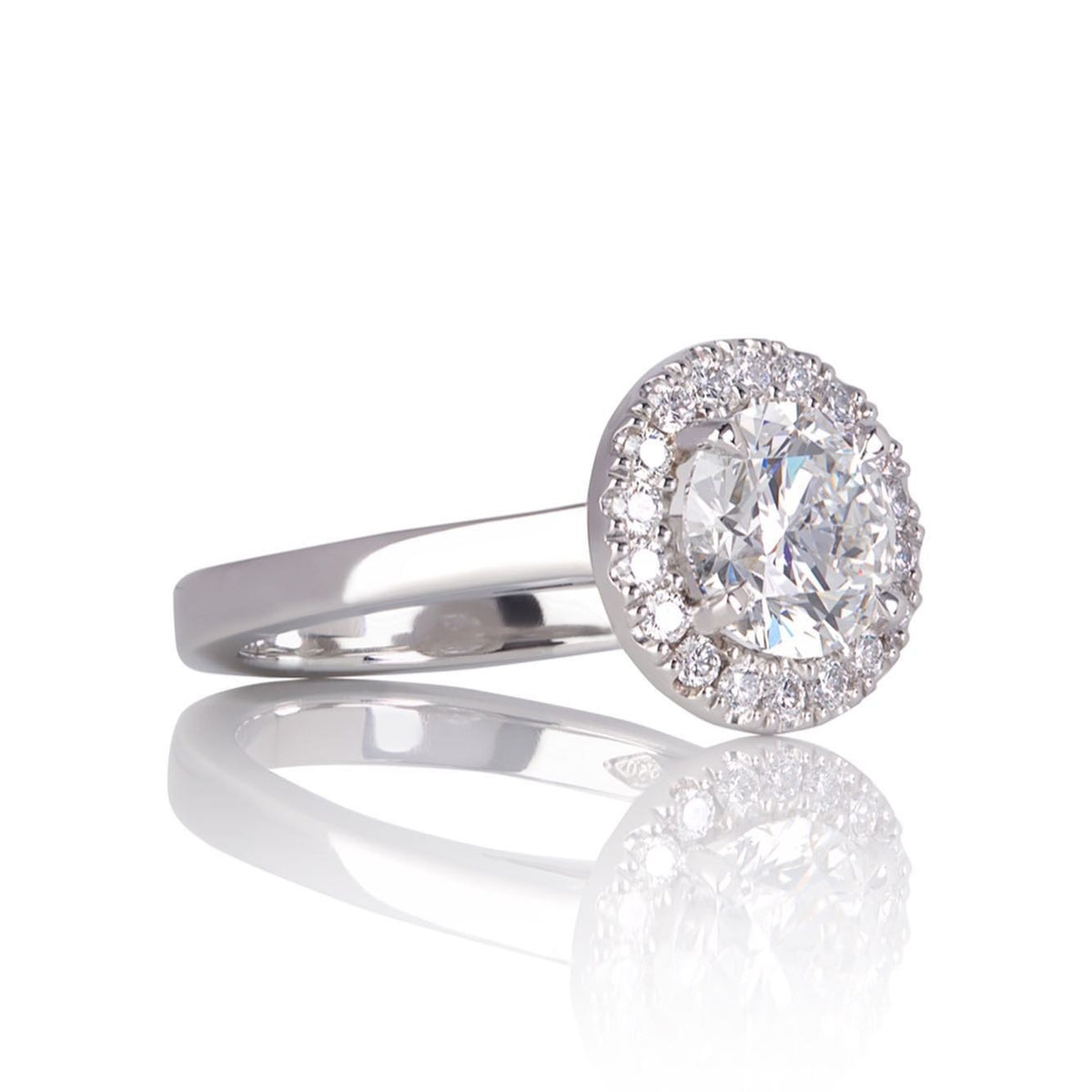 Diamond Engagement Ring - Past MJS Commission - PG-BI-871 - image 2