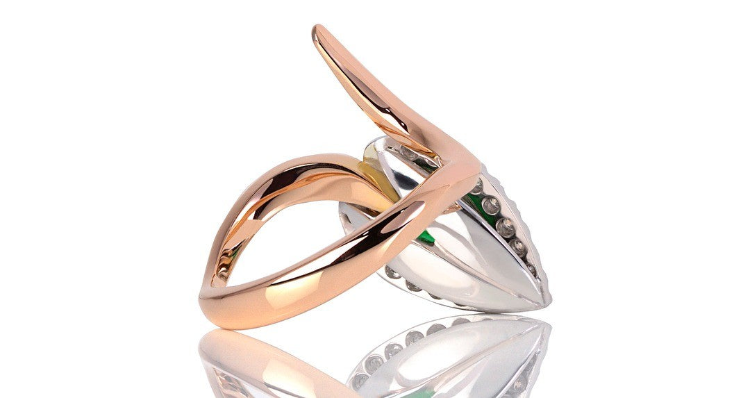 Garnet Ring - Past MJS Commission - PG-BI-838 - image 2