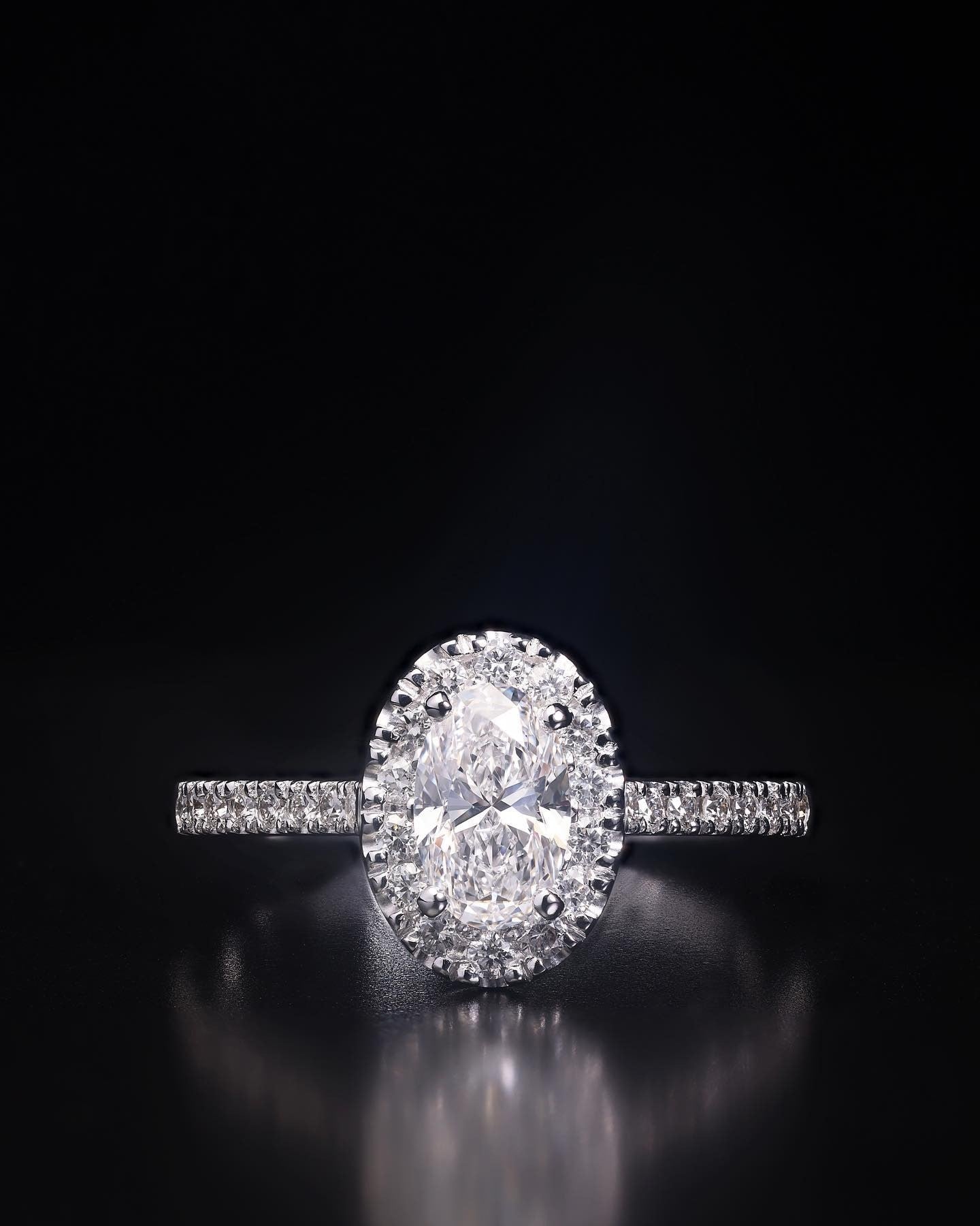 Diamond Engagement Ring - Past MJS Commission - PG-BI-887 - image 1