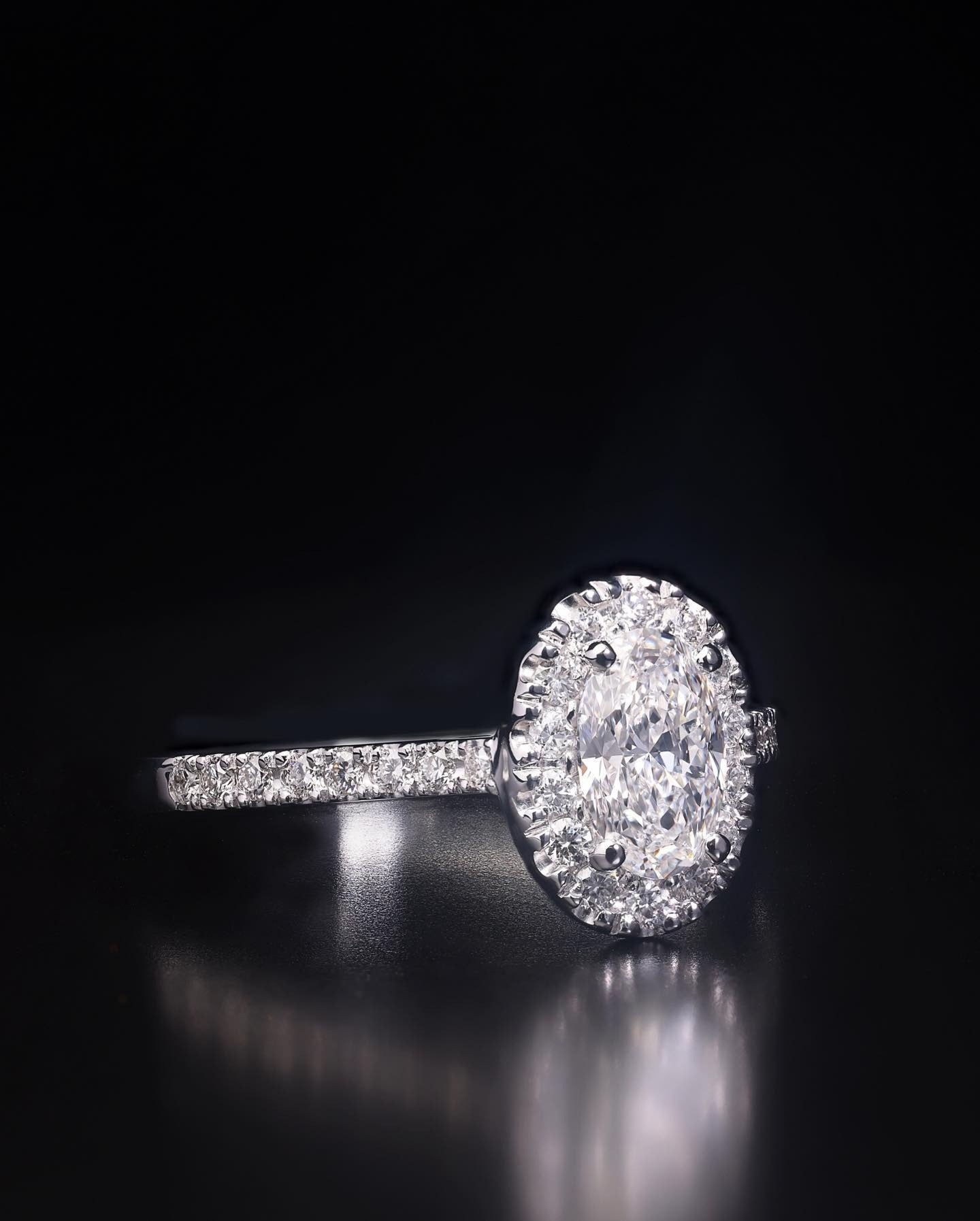 Diamond Engagement Ring - Past MJS Commission - PG-BI-887 - image 1