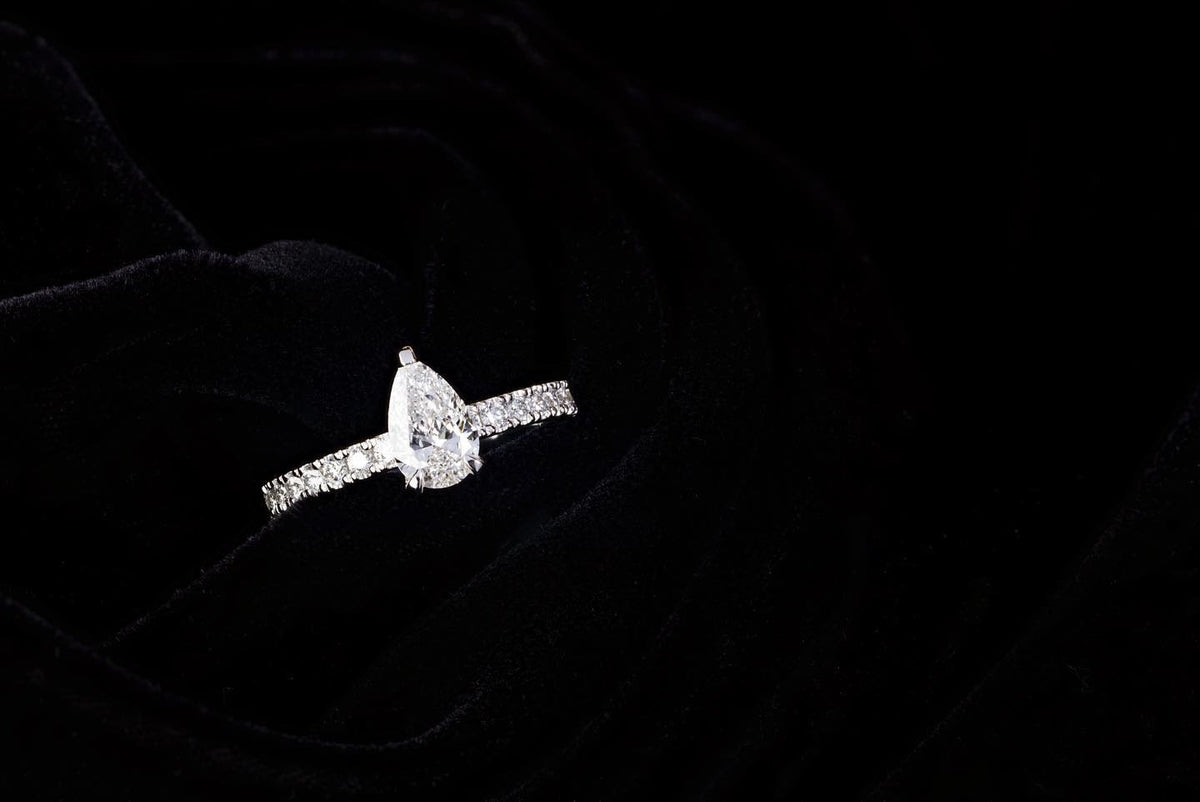 Diamond Engagement Ring - Past MJS Commission - PG-BI-888 - image 2