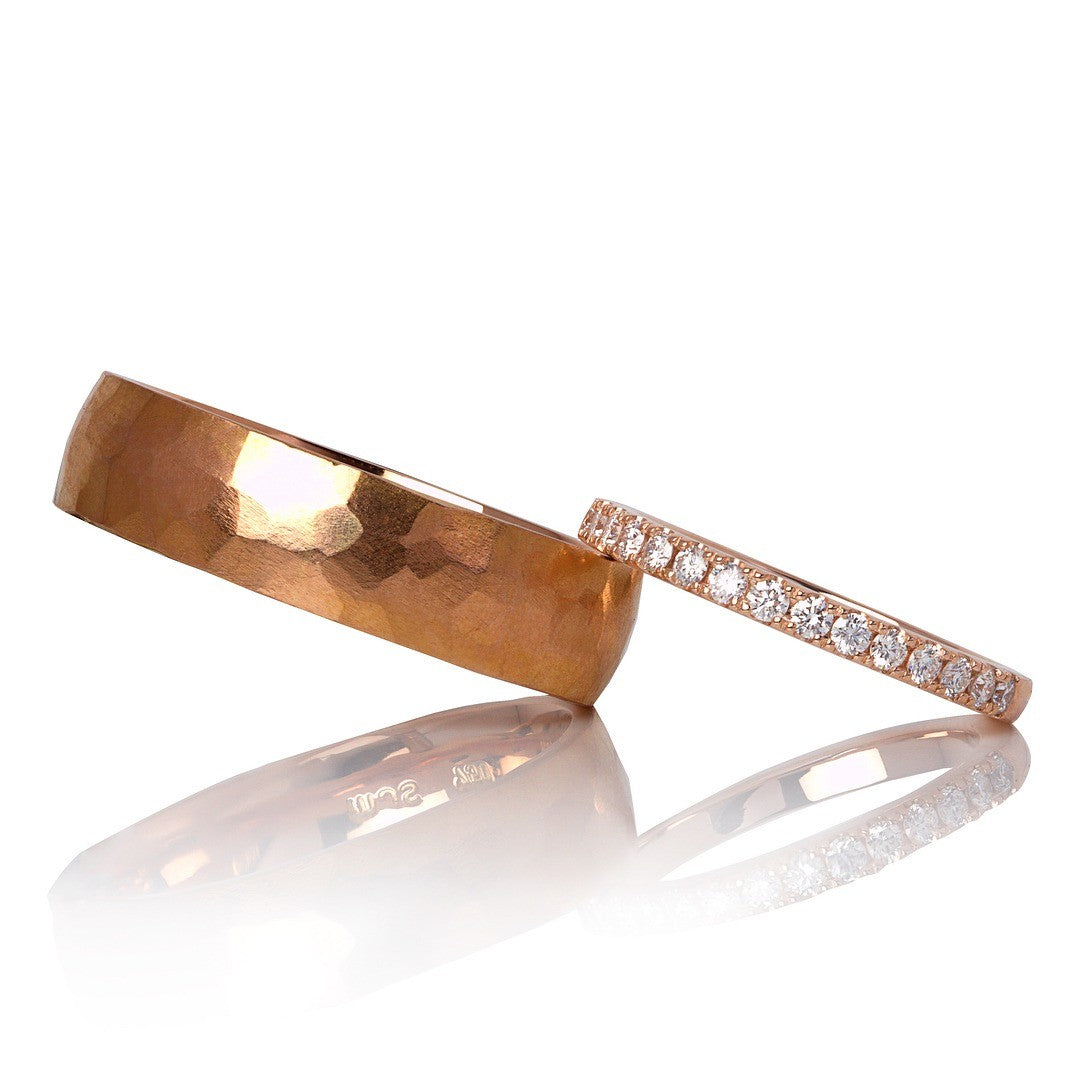 Diamond Wedding Band - Past MJS Commission - PG-BI-889 - image 3