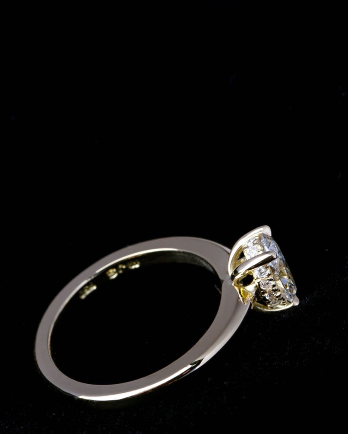 Diamond Engagement Ring - Past MJS Commission - PG-BI-892 - image 1