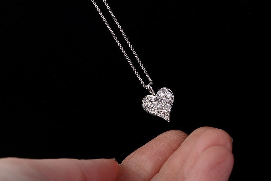 Diamond Necklace / Pendant - Past MJS Commission - PG-BI-893 - image 1