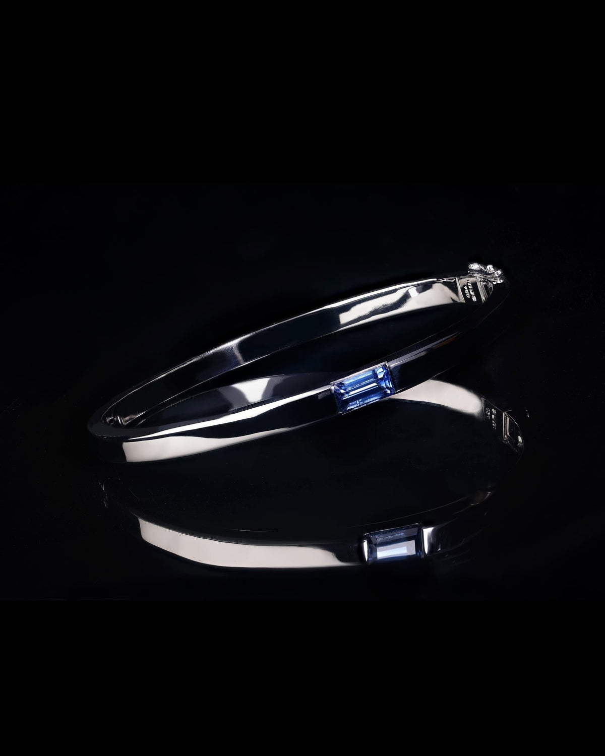 Sapphire Bracelet / Bangle - Past MJS Commission - PG-BI-916 - image 1