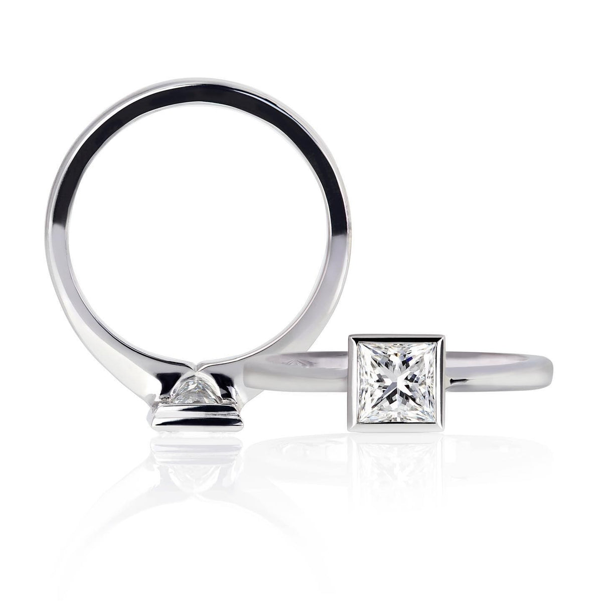 Diamond Engagement Ring - Past MJS Commission - PG-BI-926 - image 1