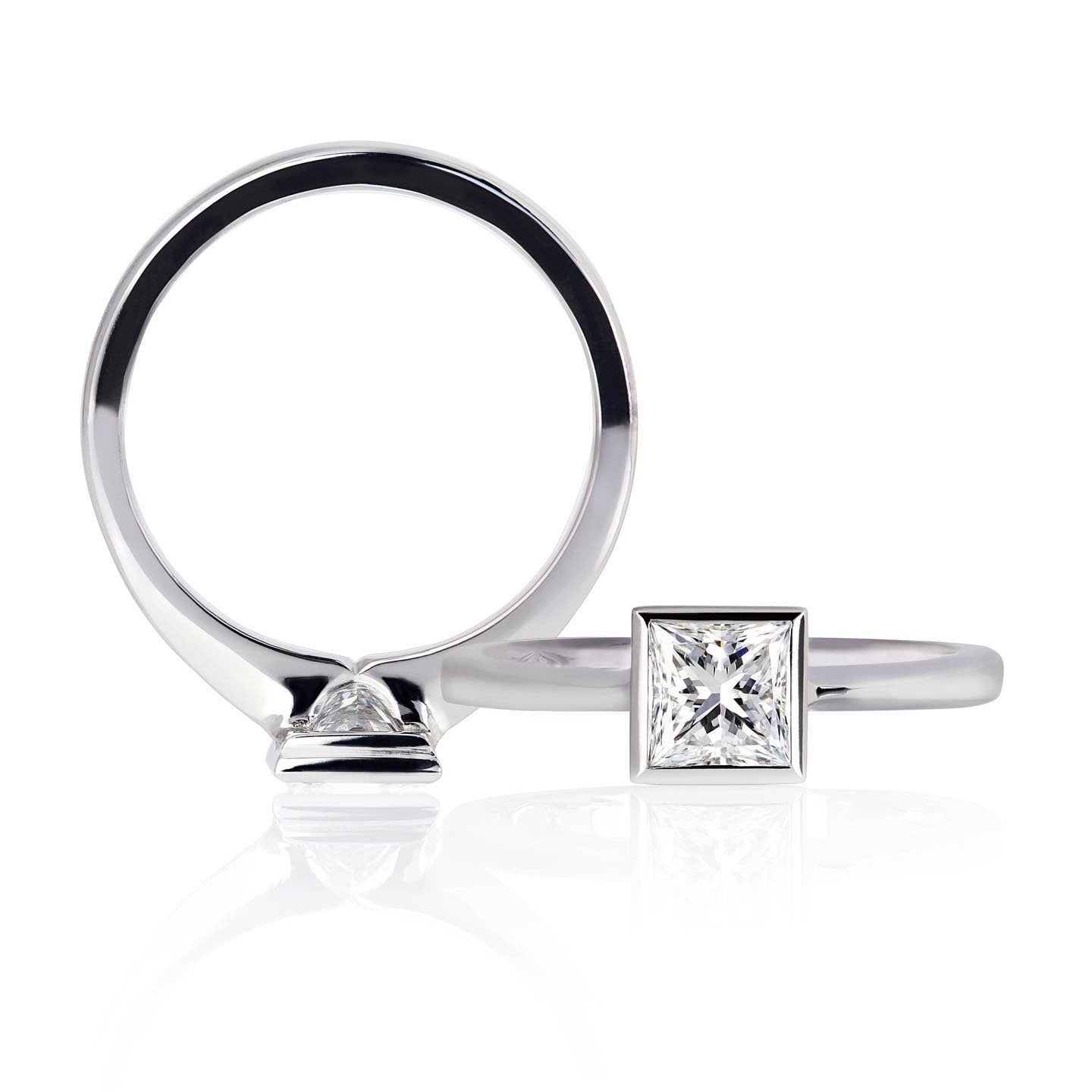 Diamond Engagement Ring - Past MJS Commission - PG-BI-926 - image 1
