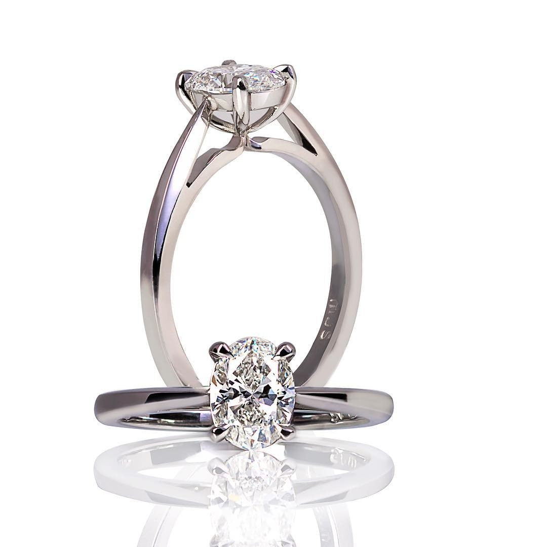 Diamond Engagement Ring - Past MJS Commission - PG-BI-927 - image 1