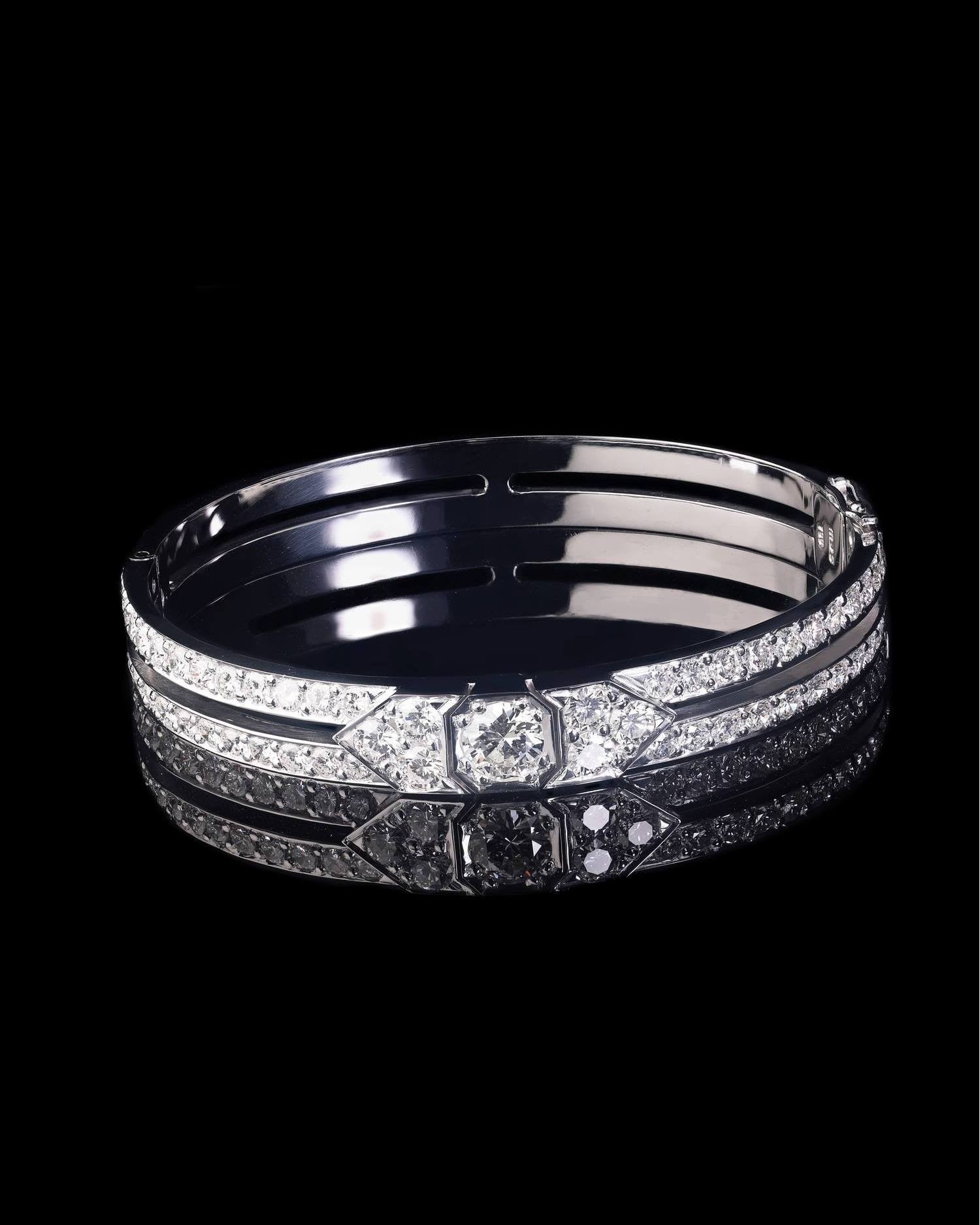 Diamond Bracelet / Bangle - Past MJS Commission - PG-BI-931 - image 1