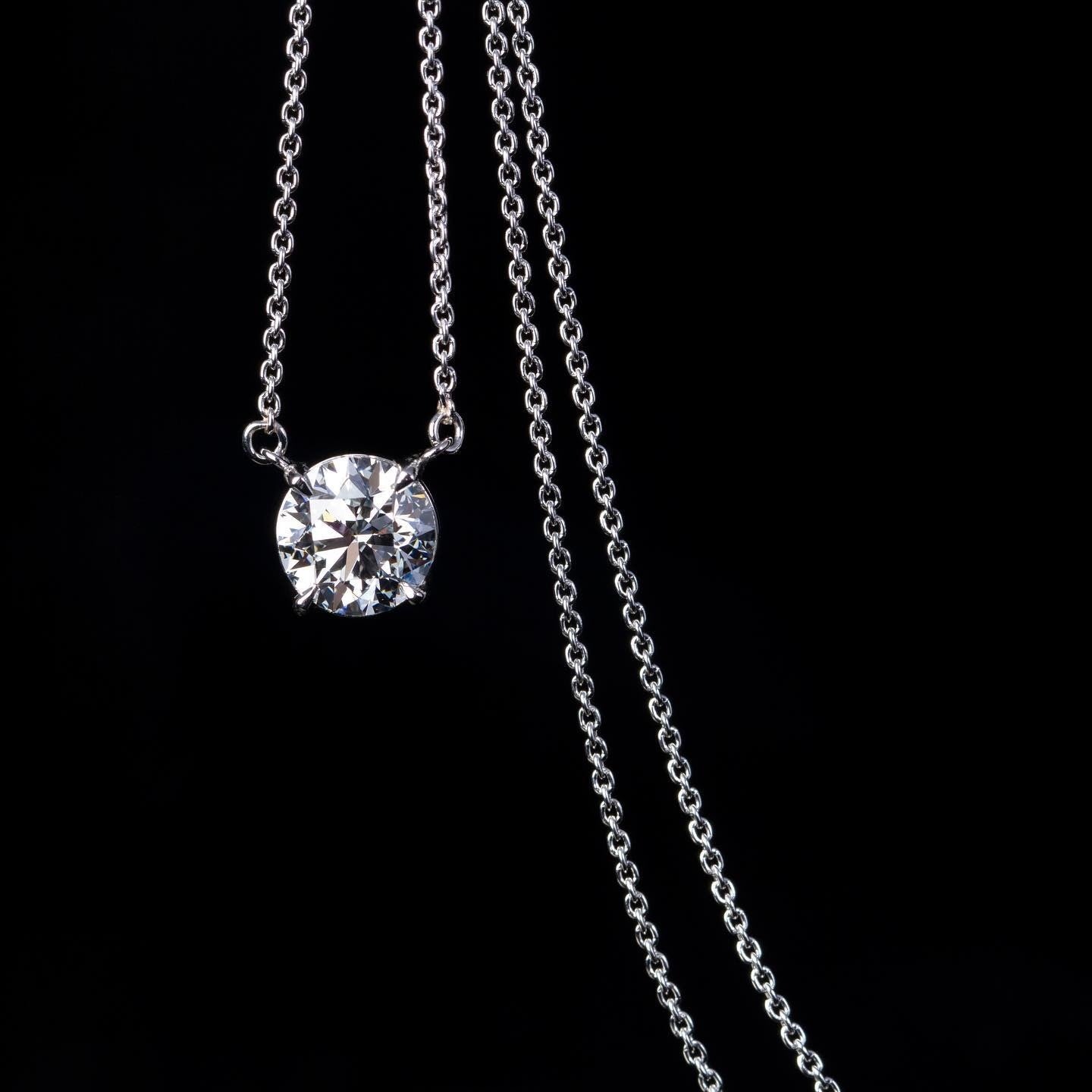 Diamond Necklace / Pendant - Past MJS Commission - PG-BI-937 - image 1