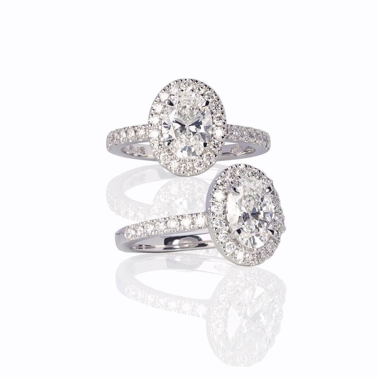Diamond Engagement Ring - Past MJS Commission - PG-BI-939 - image 1