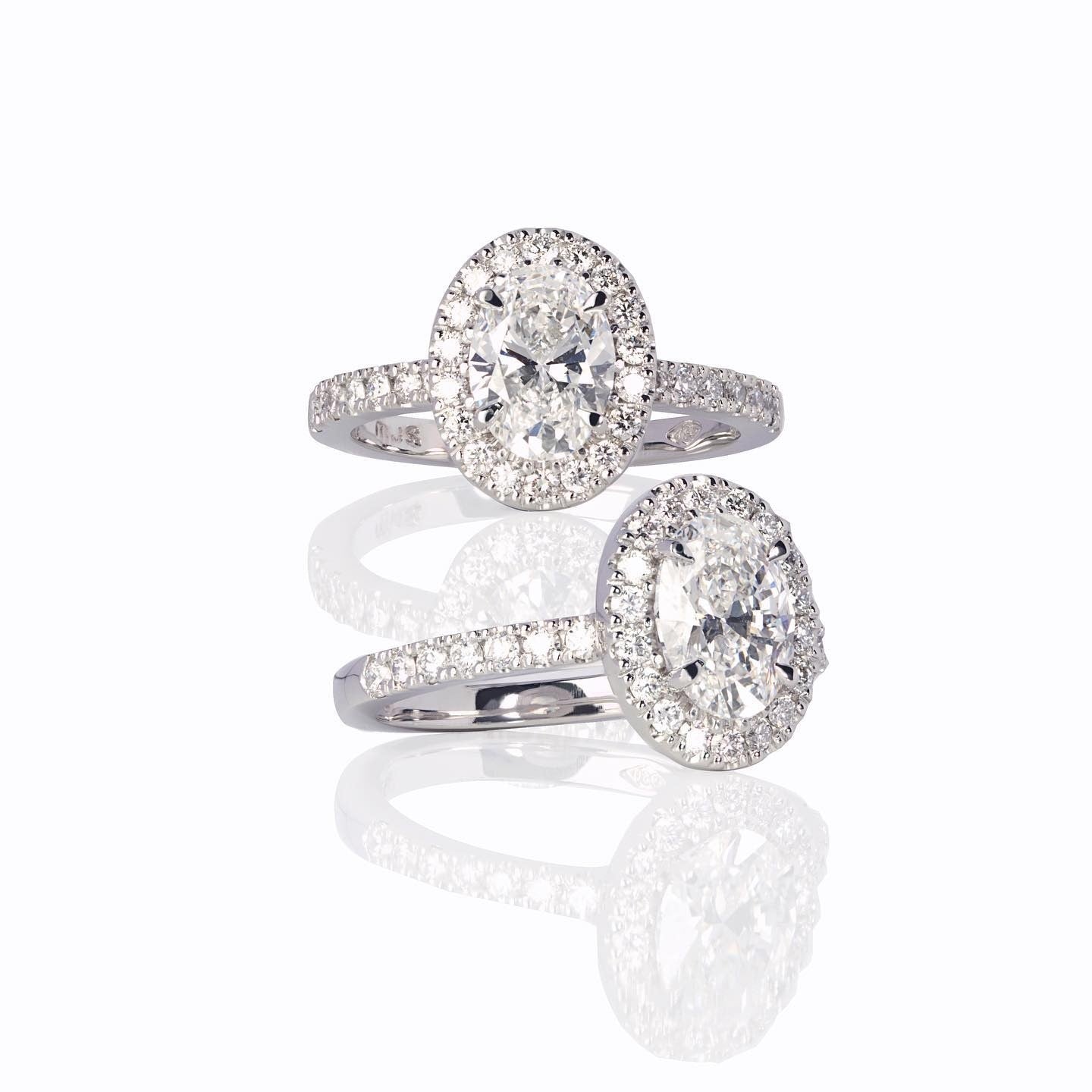 Diamond Engagement Ring - Past MJS Commission - PG-BI-939 - image 1