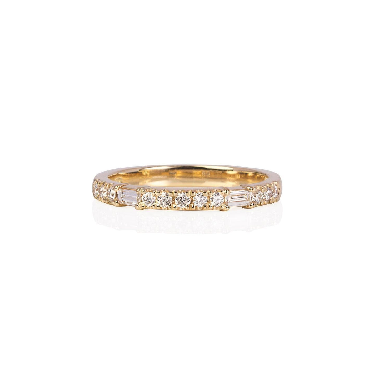 Diamond Wedding Band - Past MJS Commission - PG-BI-946 - image 1