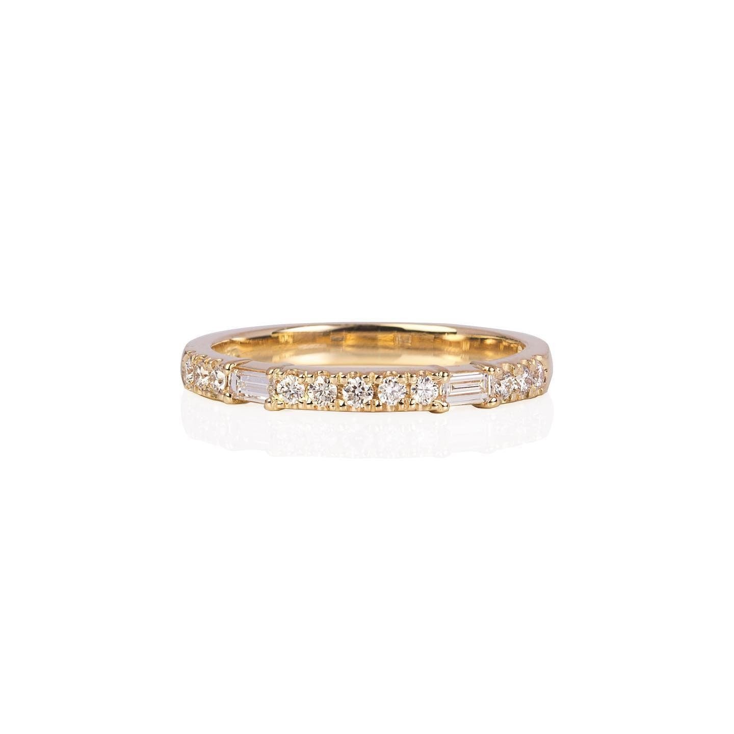 Diamond Wedding Band - Past MJS Commission - PG-BI-946 - image 1