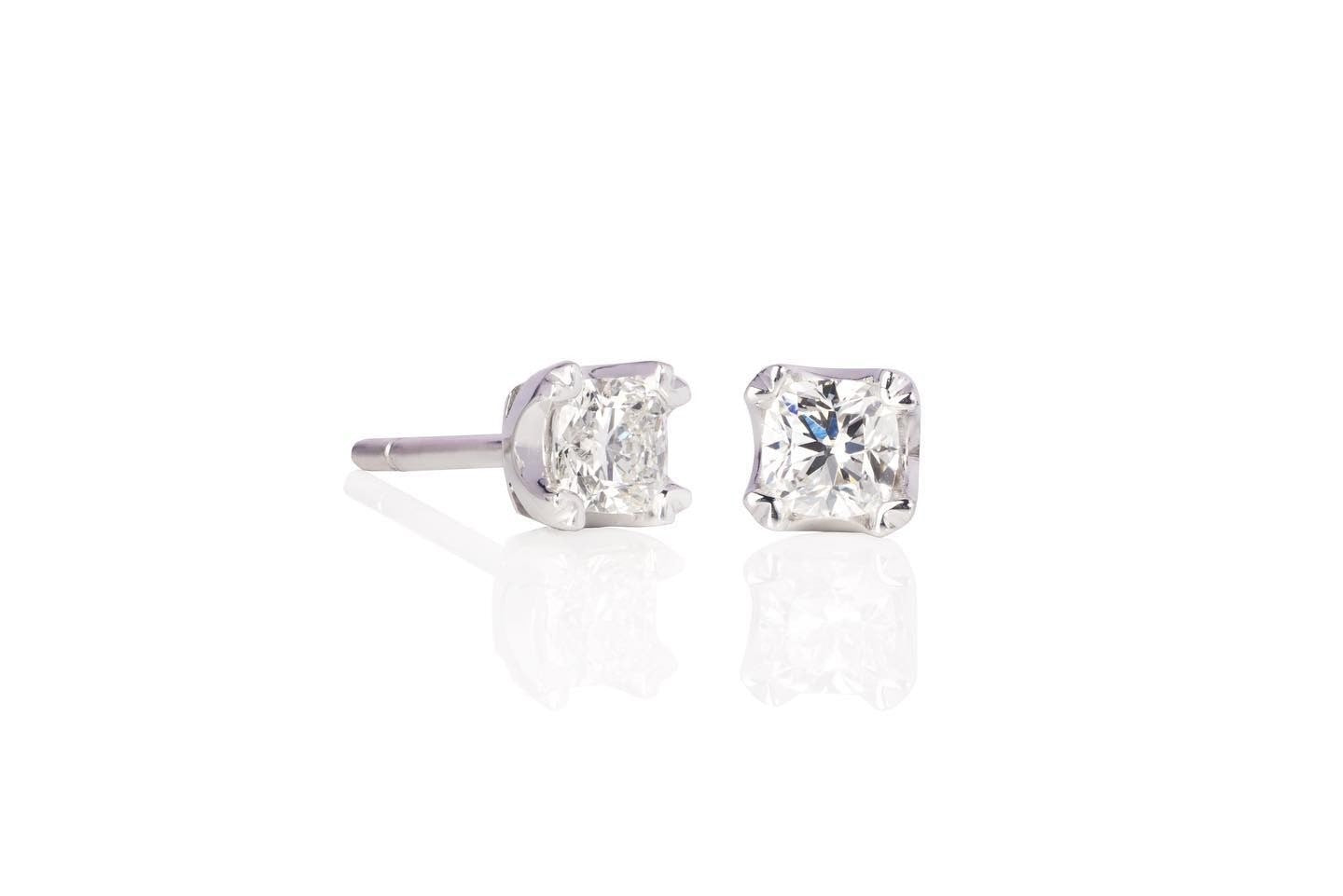 Diamond Earrings - Past MJS Commission - PG-BI-947 - image 1