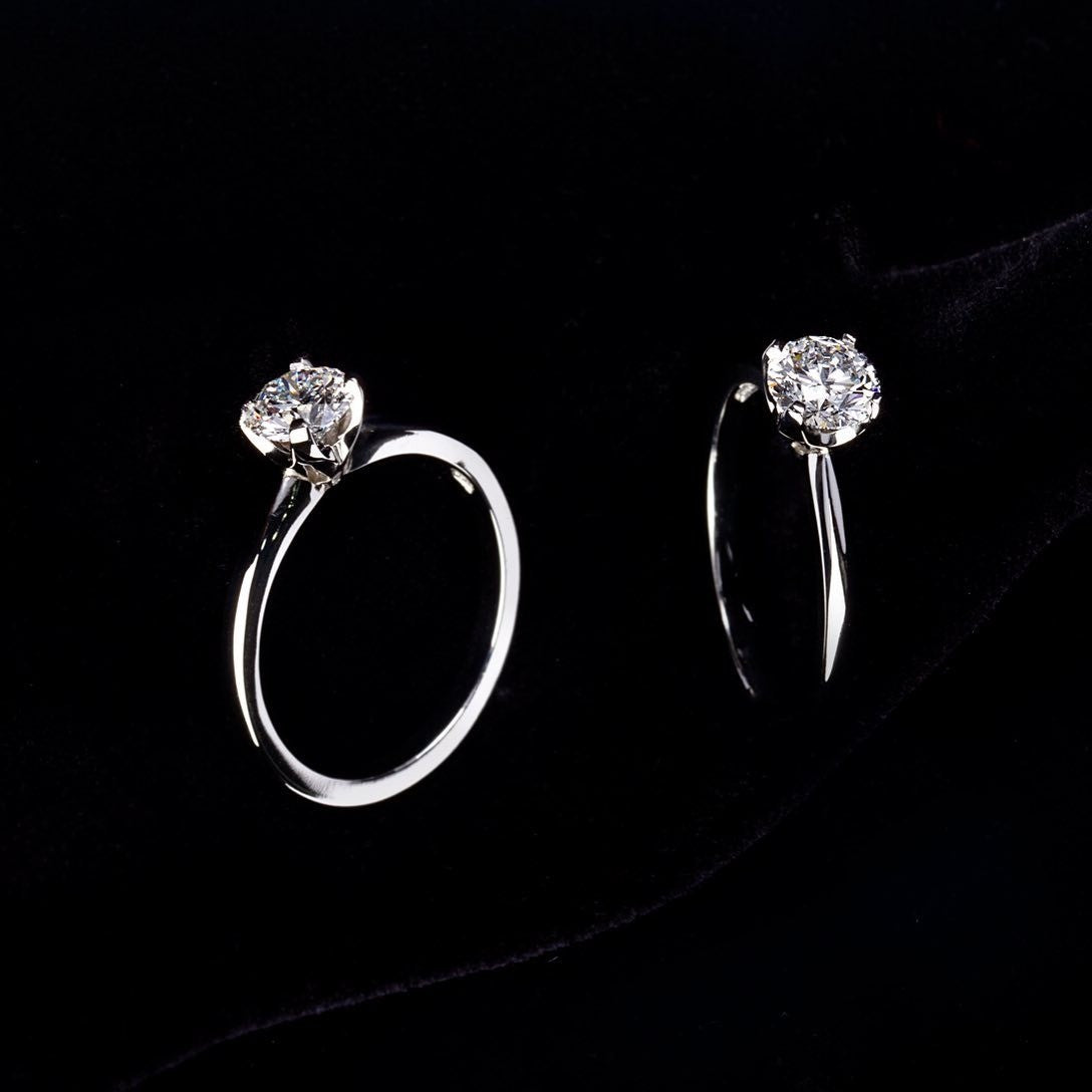 Diamond Engagement Ring - Past MJS Commission - PG-BI-949 - image 1
