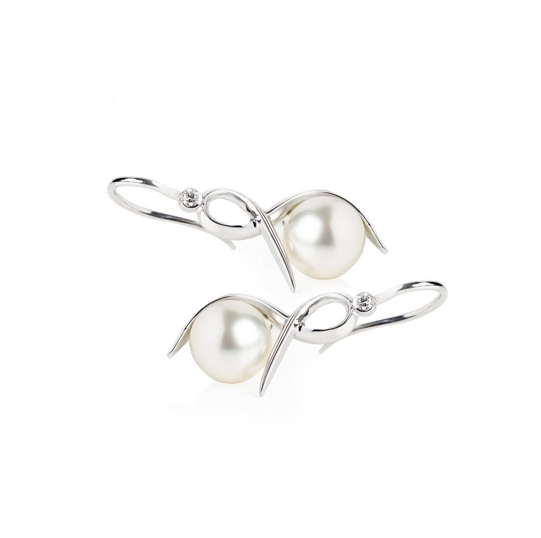 Pearl Earrings - Past MJS Commission - PG-BI-953 - image 1