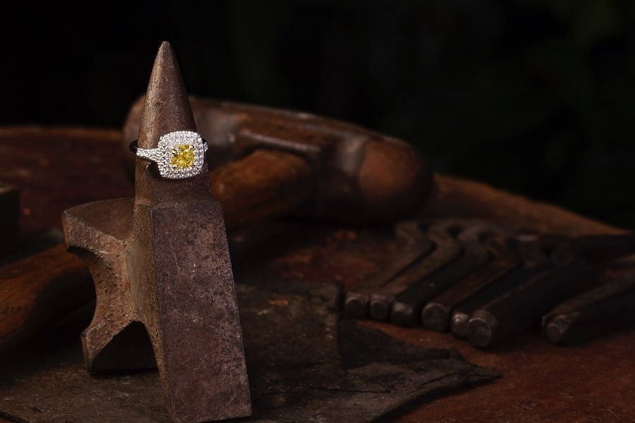 Diamond Engagement Ring - Past MJS Commission - PG-BI-853 - image 1