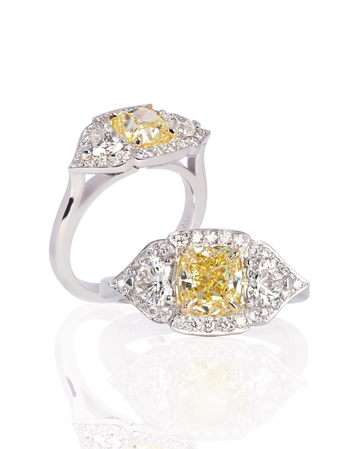 Diamond Engagement Ring - Past MJS Commission - PG-BI-858 - image 3