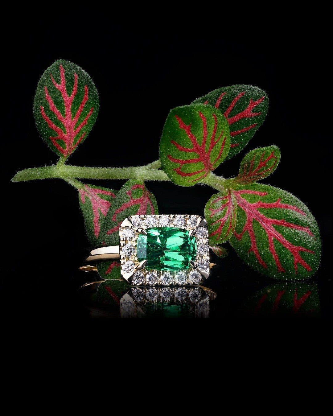 Diamond & Garnet Ring - Past MJS Commission - PG-BI-859 - image 3