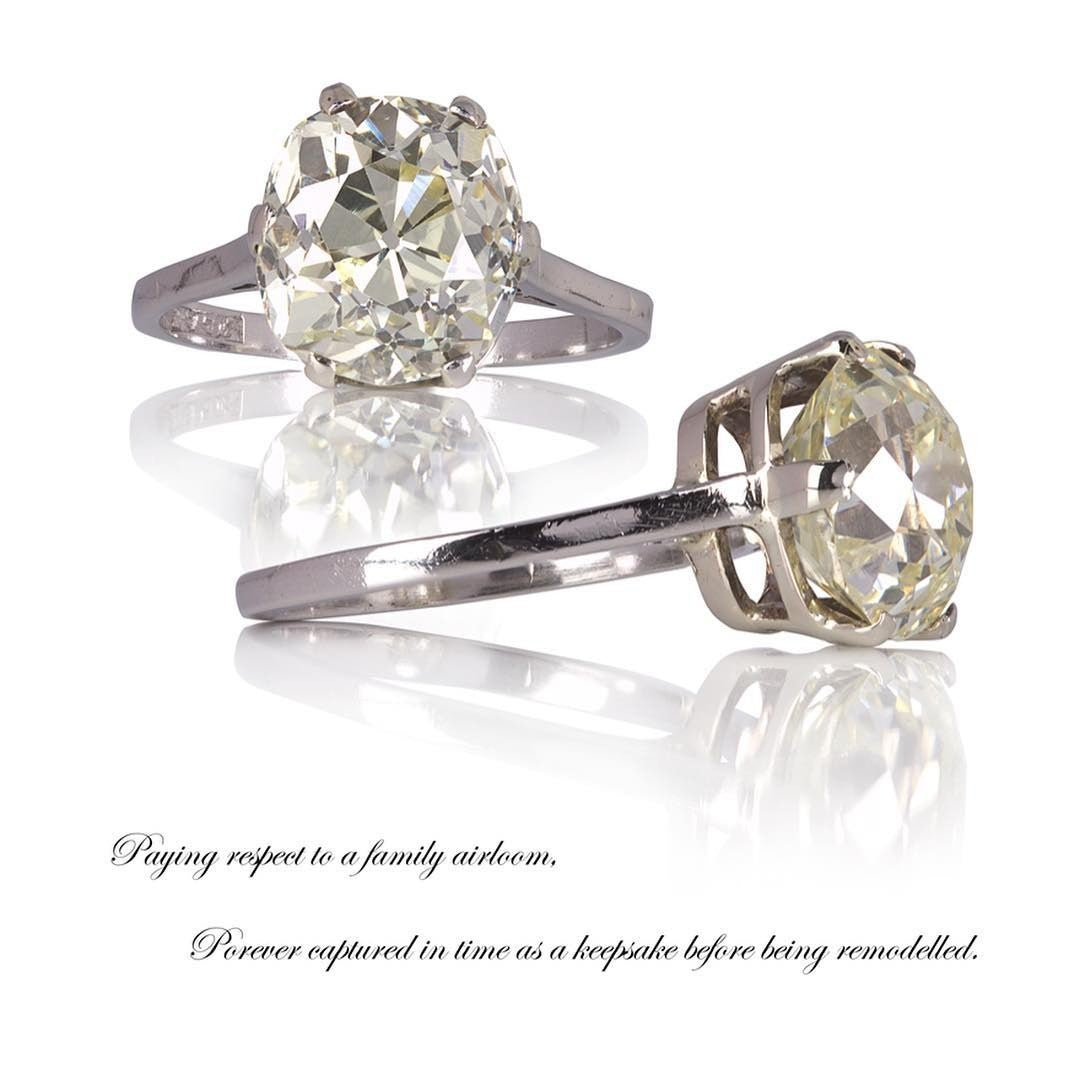 Diamond Engagement Ring - Past MJS Commission - PG-BI-961 - image 1