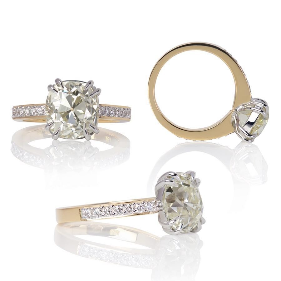 Diamond Engagement Ring - Past MJS Commission - PG-BI-961 - image 3