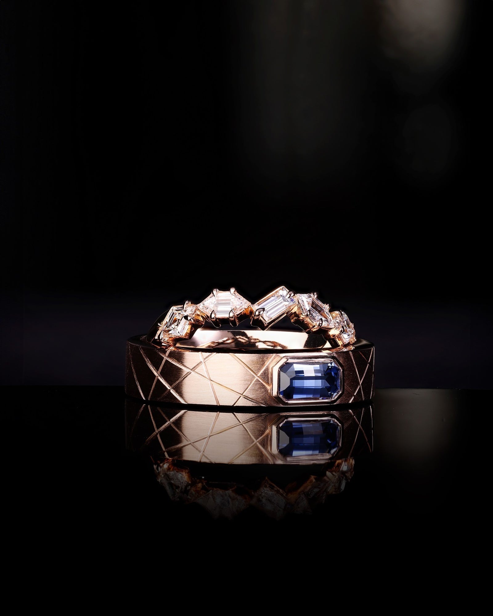 Diamond & Sapphire Jewellery - Past MJS Commission - PG-BI-964 - image 1