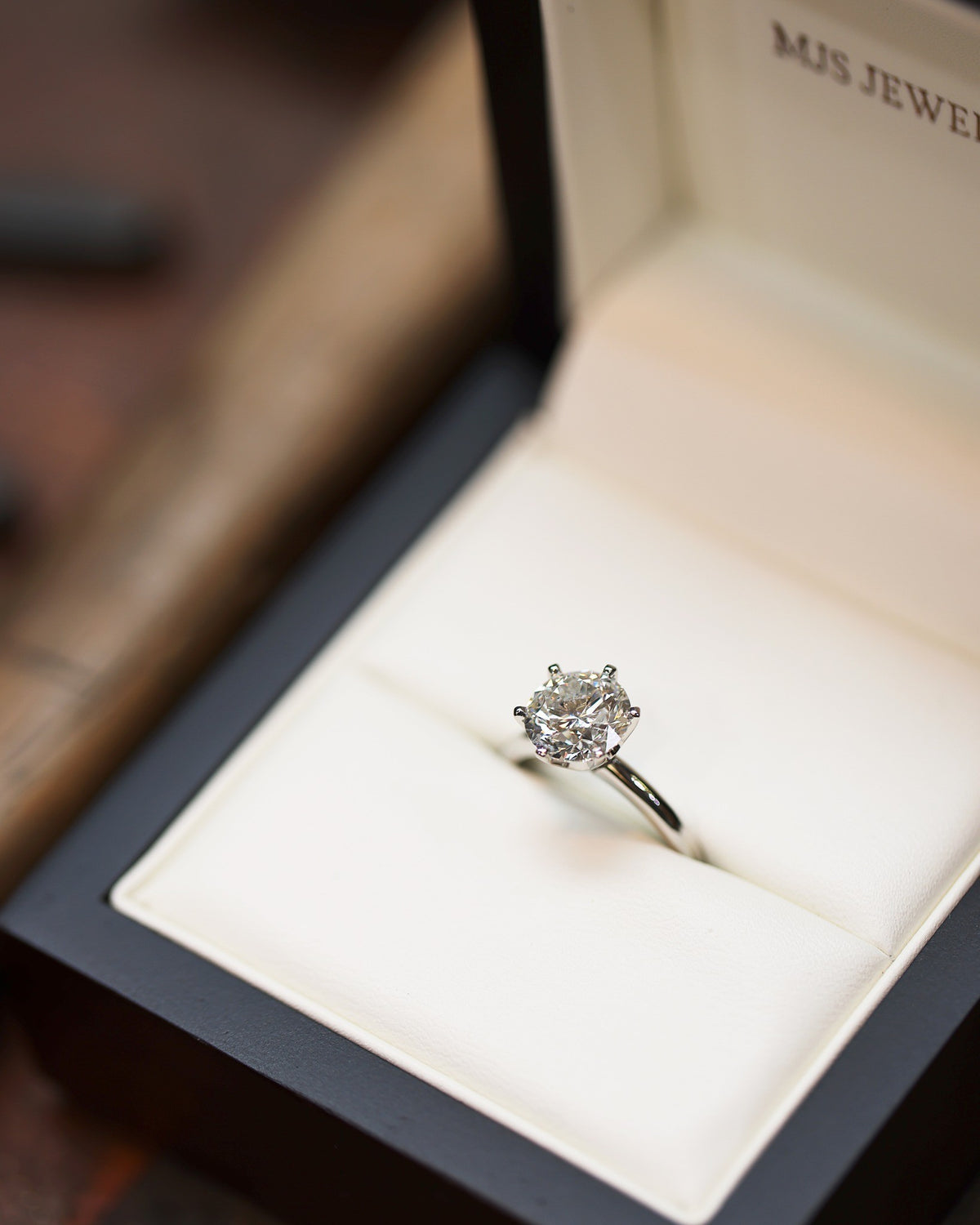 Diamond platinum Engagement Ring - PG-BI-029 - image 1