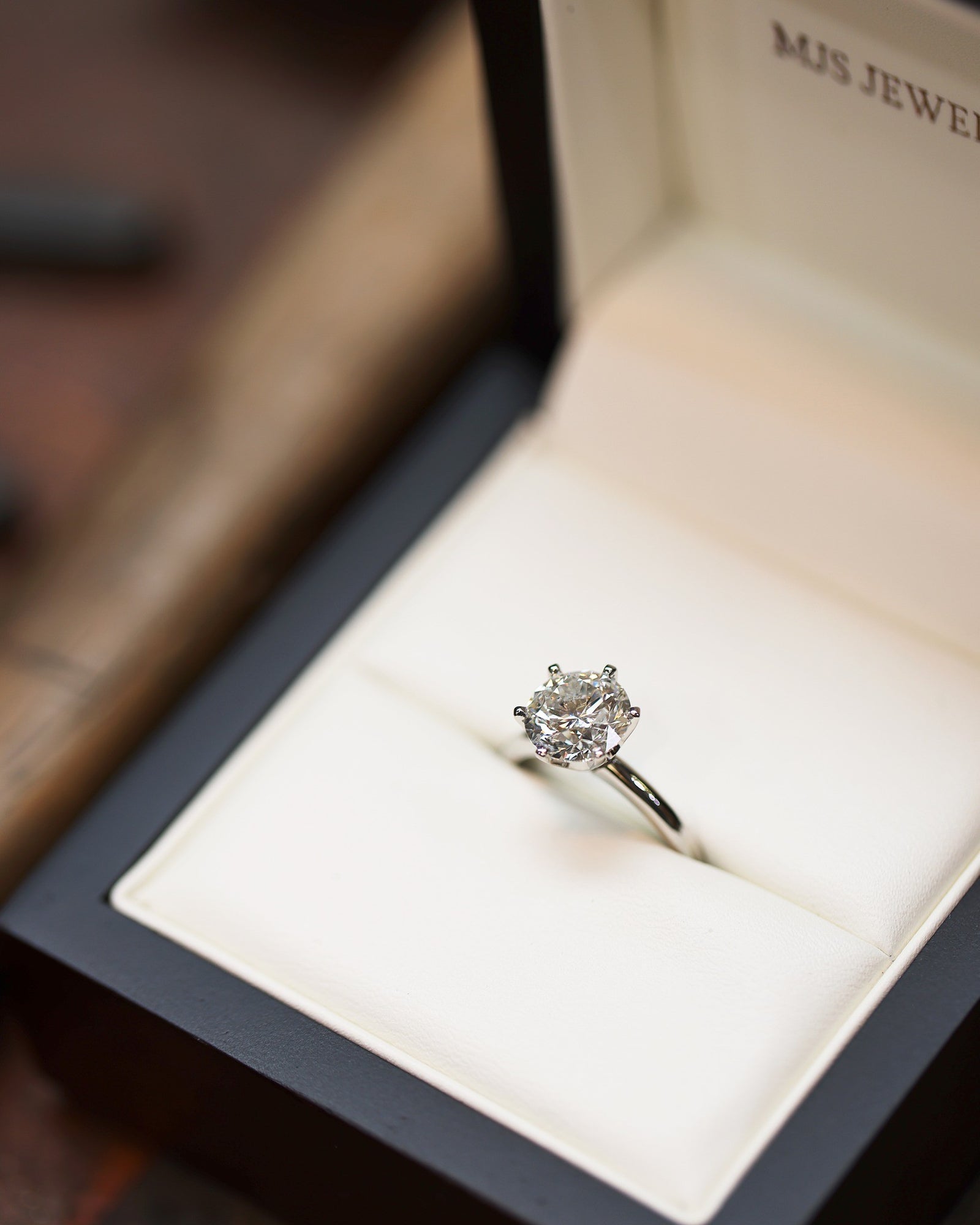 Diamond platinum Engagement Ring - PG-BI-029 - image 1
