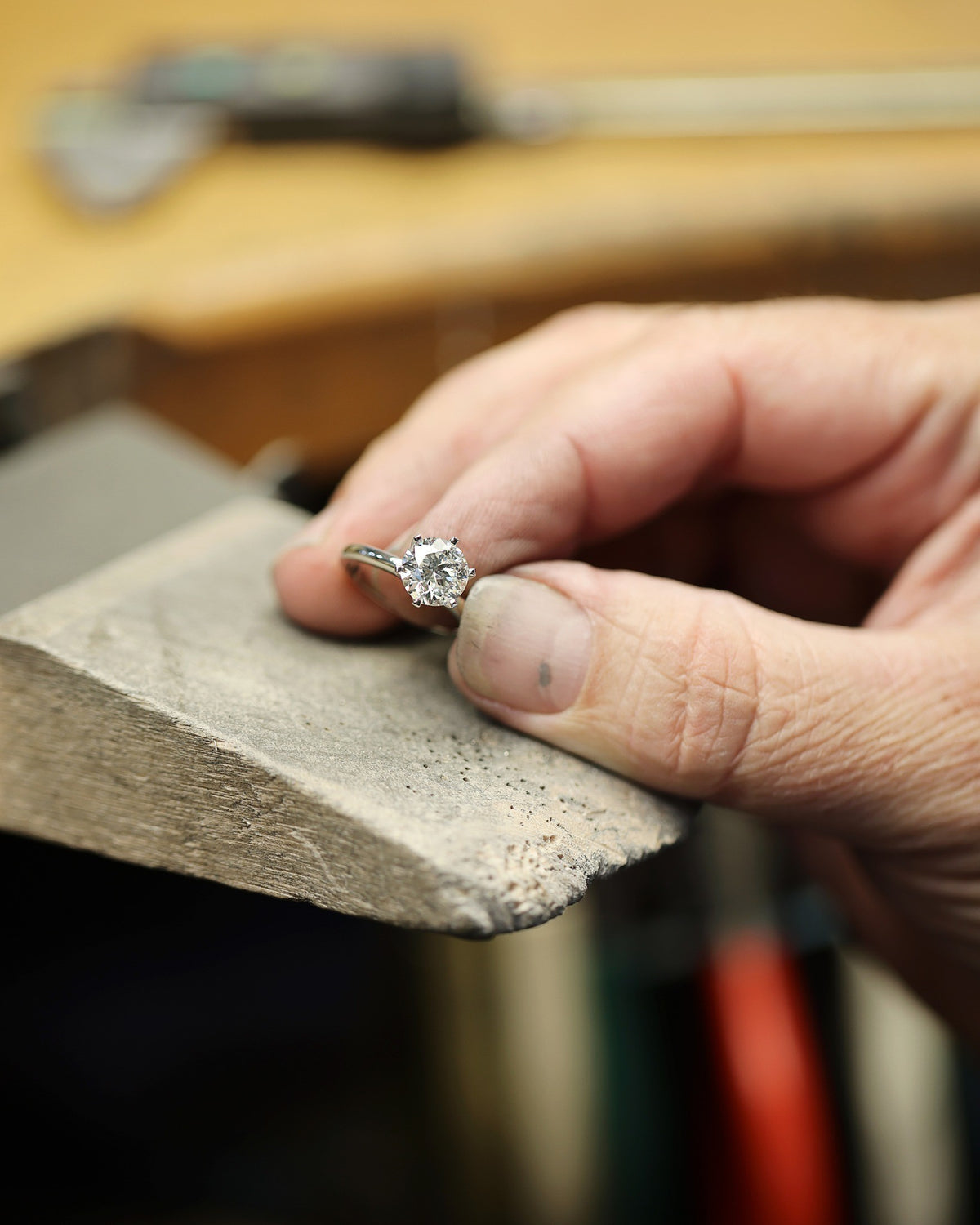 Diamond platinum Engagement Ring - PG-BI-029 - image 4