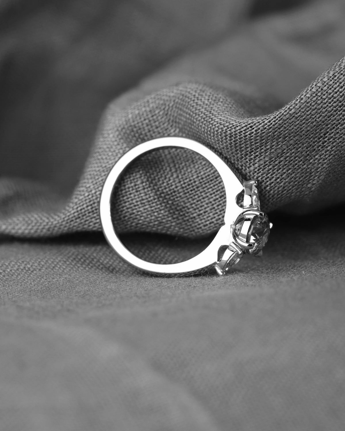 yellow gold Engagement Ring - PG-BI-033 - image 2