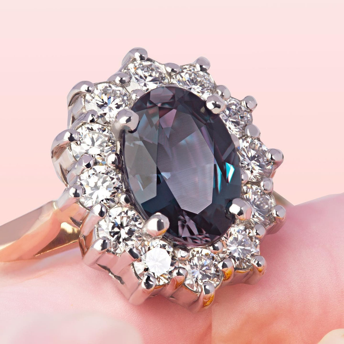 rose gold Engagement Ring - PG-BI-049 - image 2