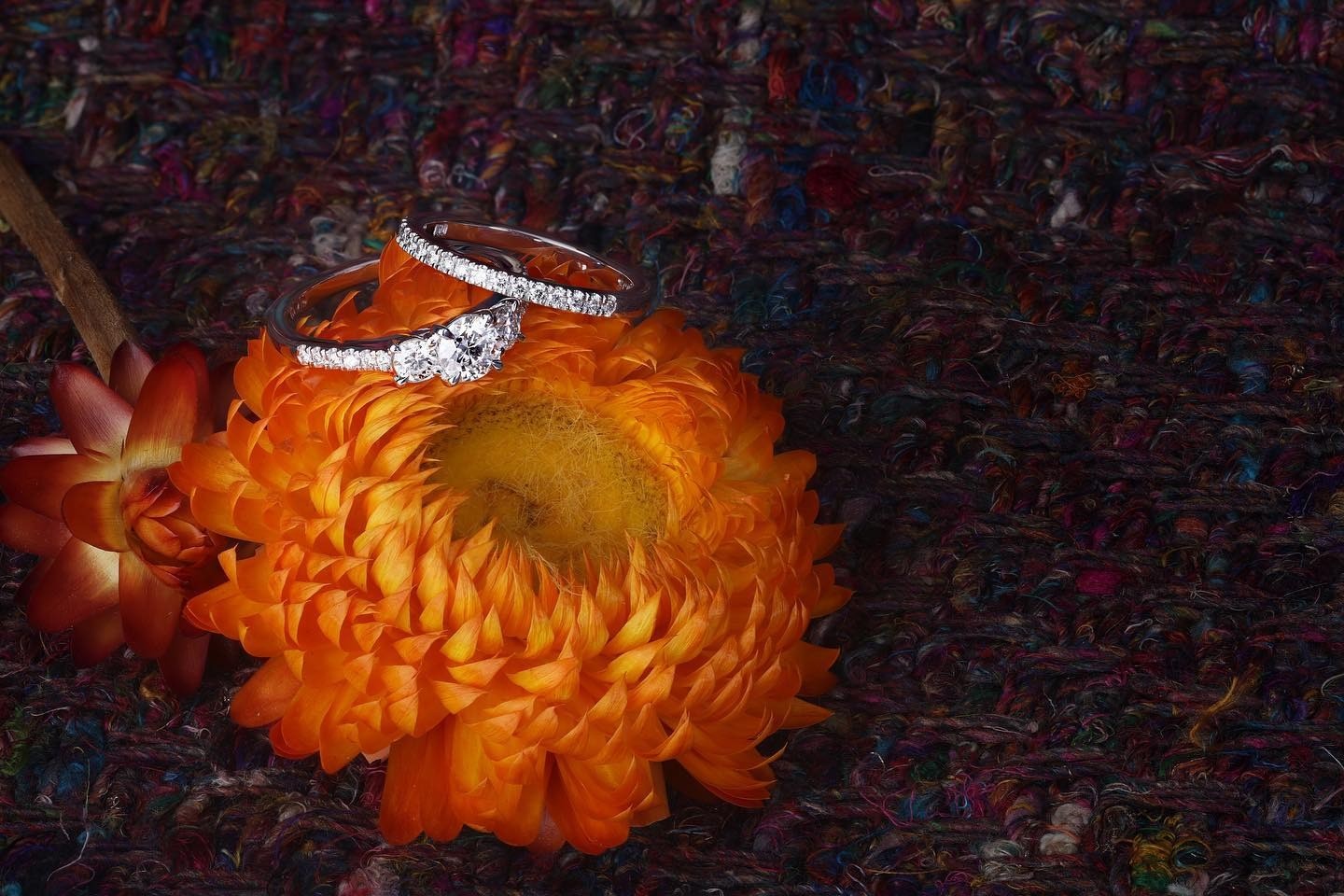 white gold Engagement Ring - PG-BI-058 - image 1