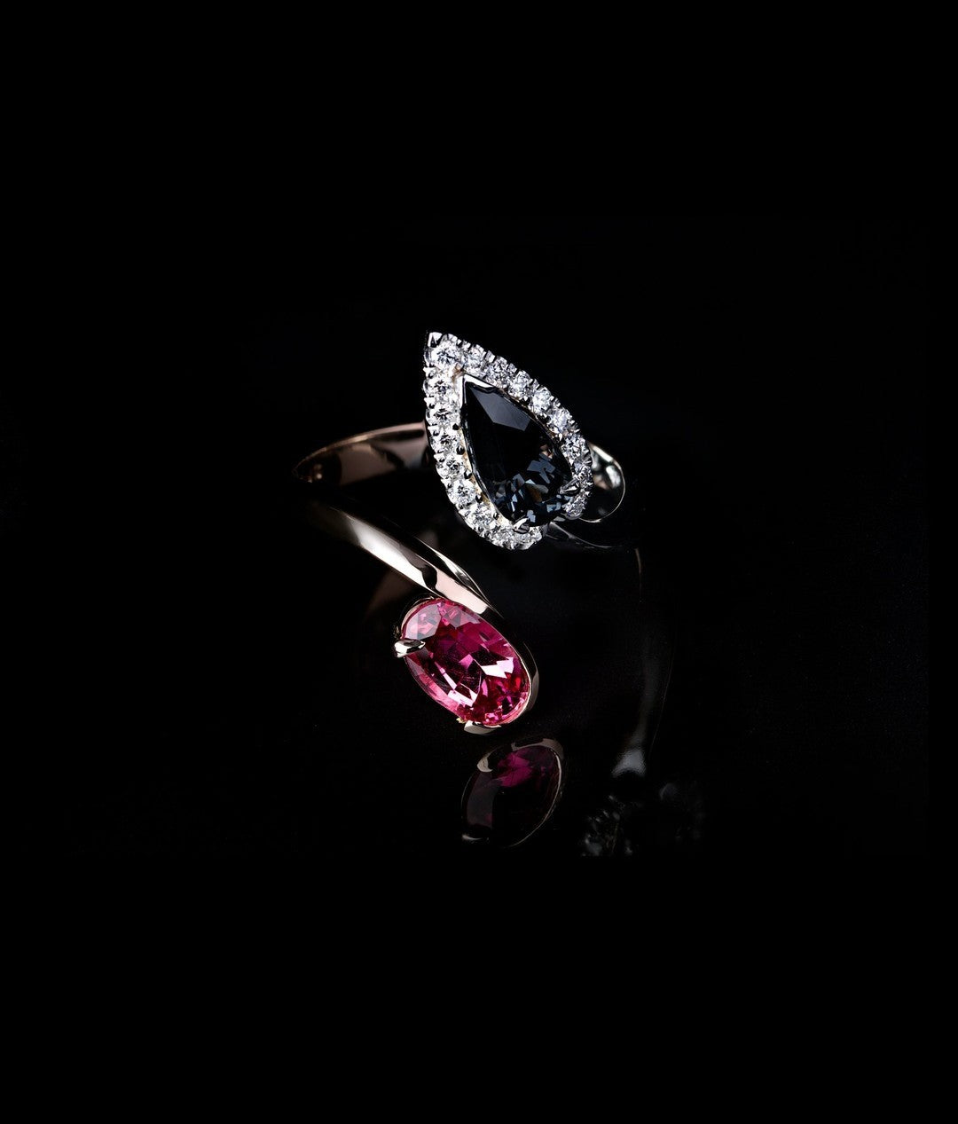 Diamond & Spinel Ring - PG-BI-078 - image 3