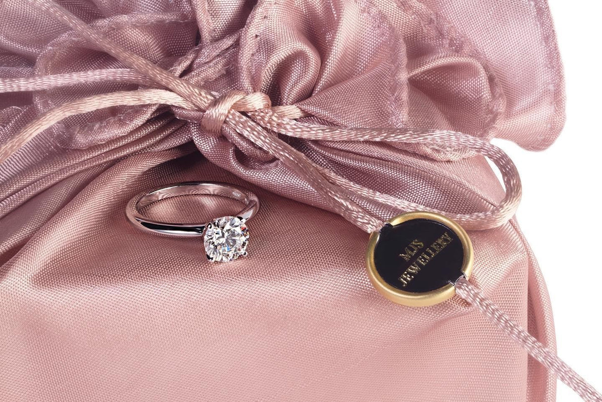 1.27ct E colour round brilliant cut diamond handcrafted by Matthew in a sculptured four claw platinum setting - PG-BI-093 - image 2