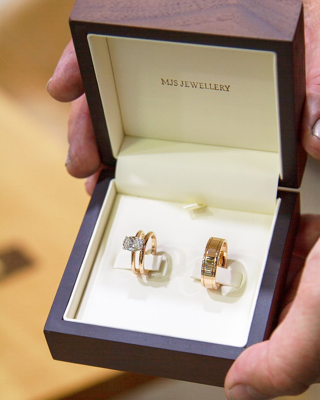 rose gold Wedding Band - PG-BI-100 - image 1