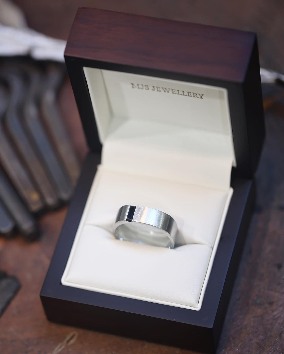 Australian black sapphire Ring - PG-BI-114 - image 3