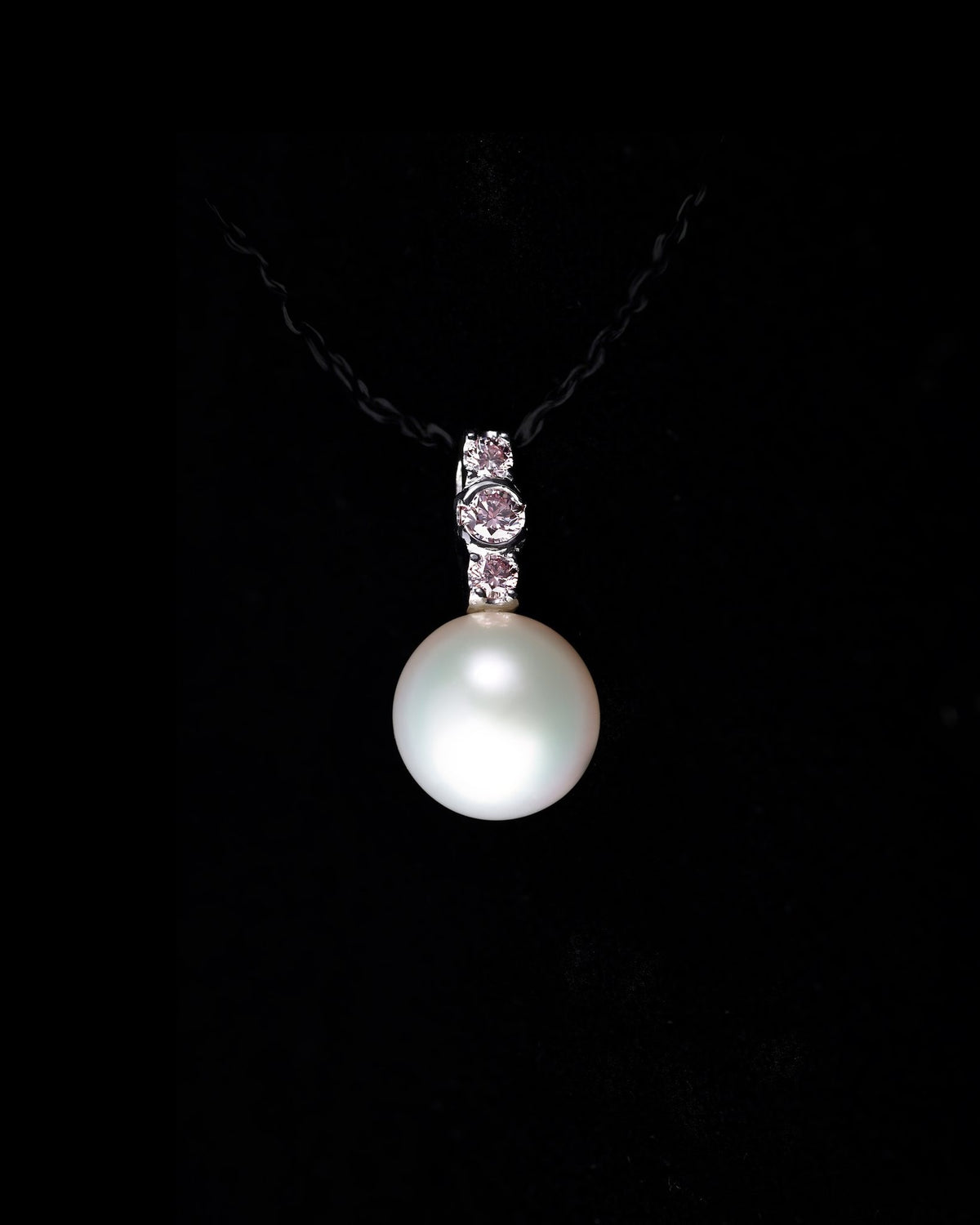 Argyle Pink Diamond and Pearl Pendant - PG-BI-115 - image 1