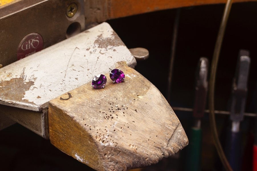 white gold Earrings - PG-BI-120 - image 3