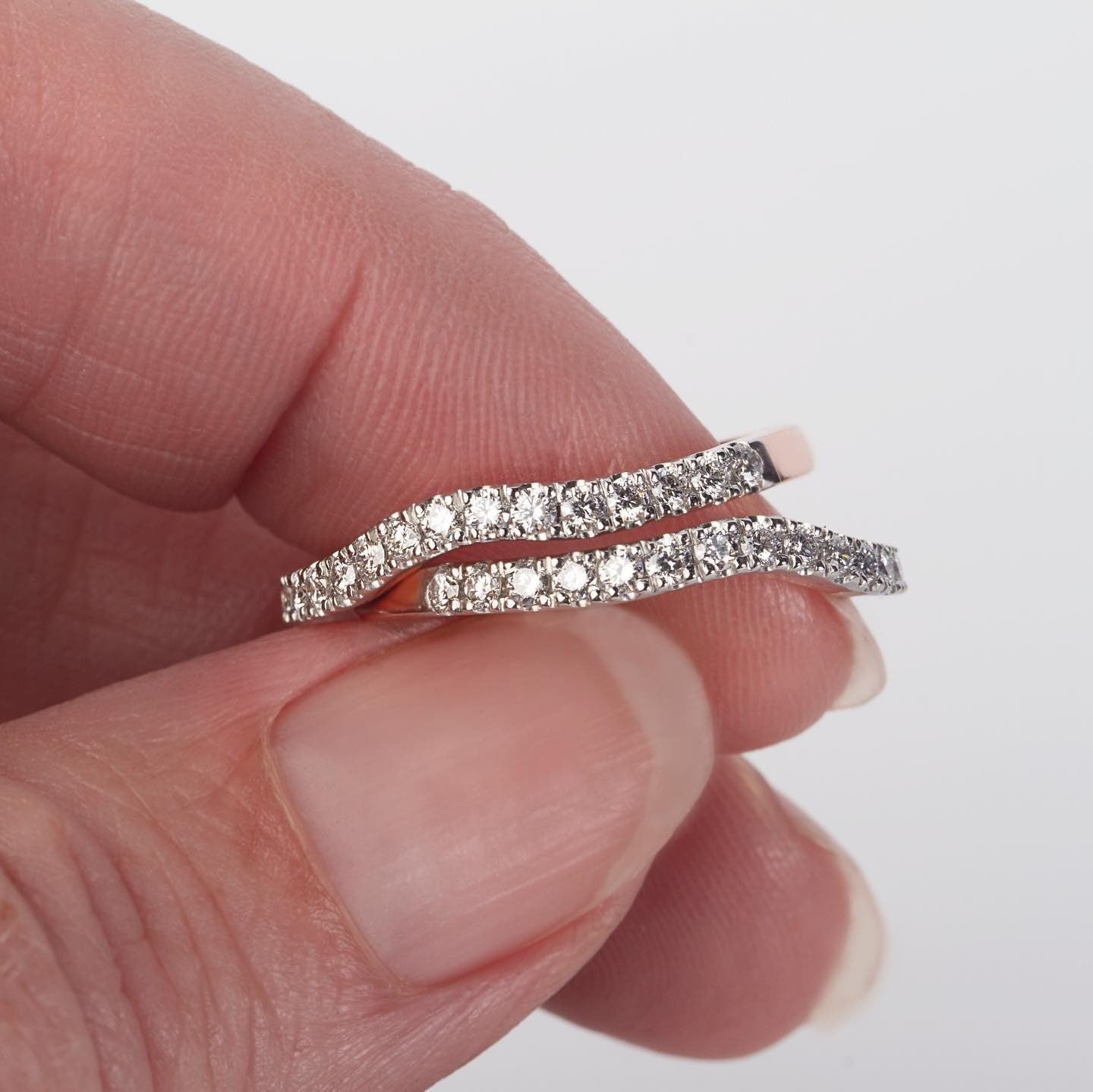 rose gold Engagement Ring - PG-BI-124 - image 1