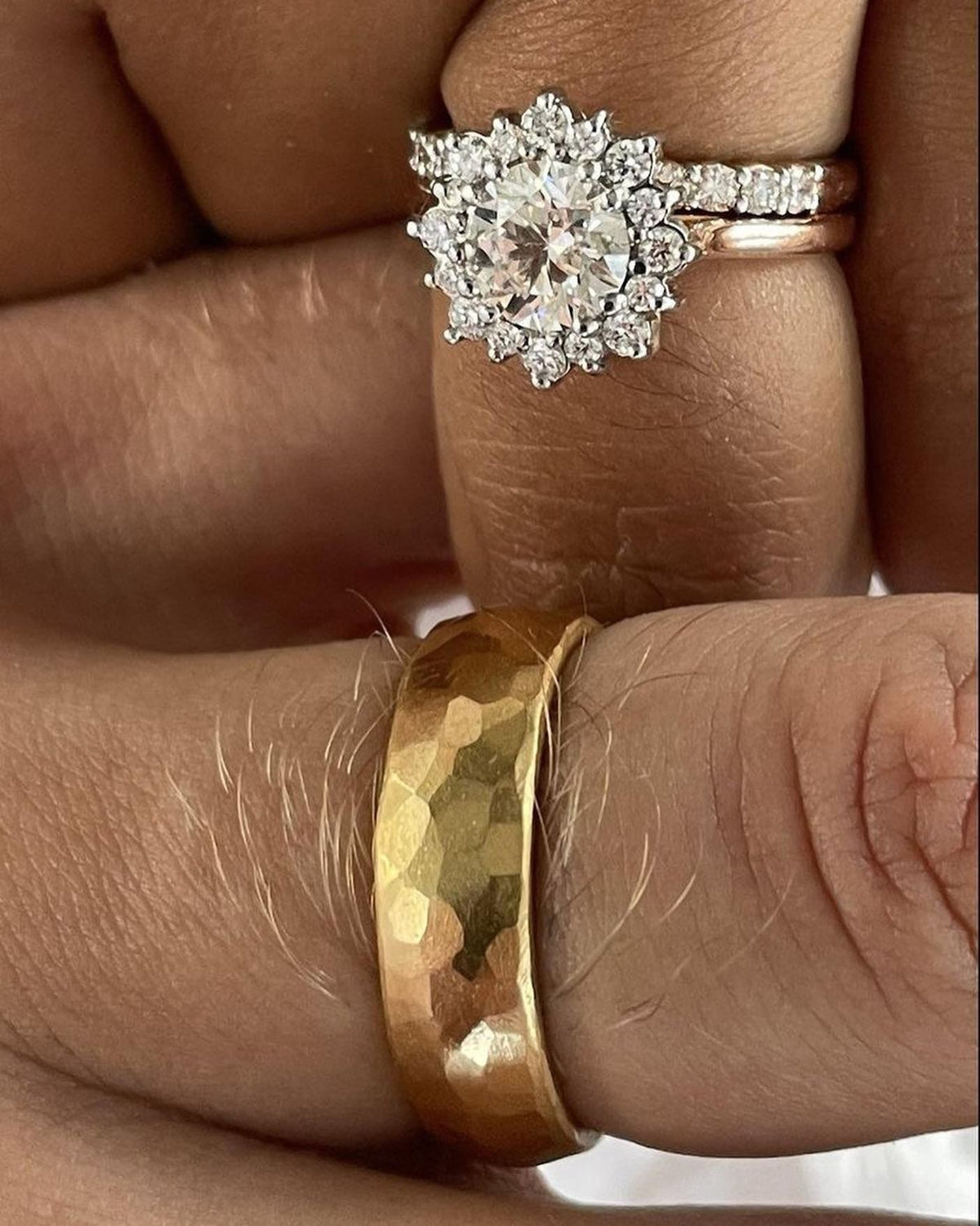 rose gold Engagement Ring - PG-BI-140 - image 3