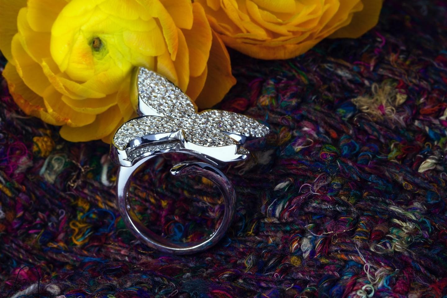 white gold Ring - PG-BI-144 - image 1