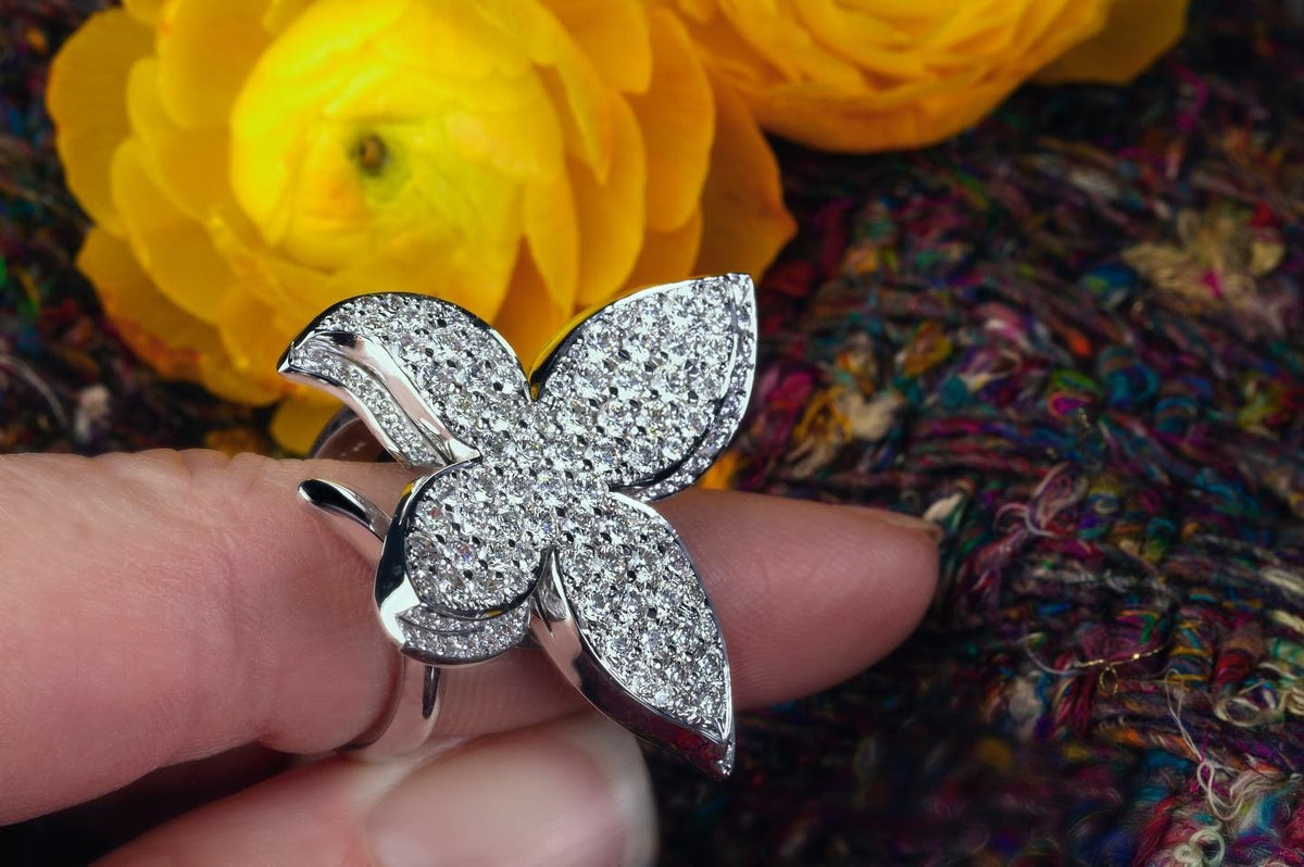 white gold Ring - PG-BI-144 - image 3