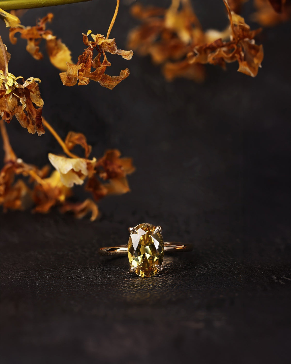 Australian golden Sapphire Ring - PG-BI-149 - image 2