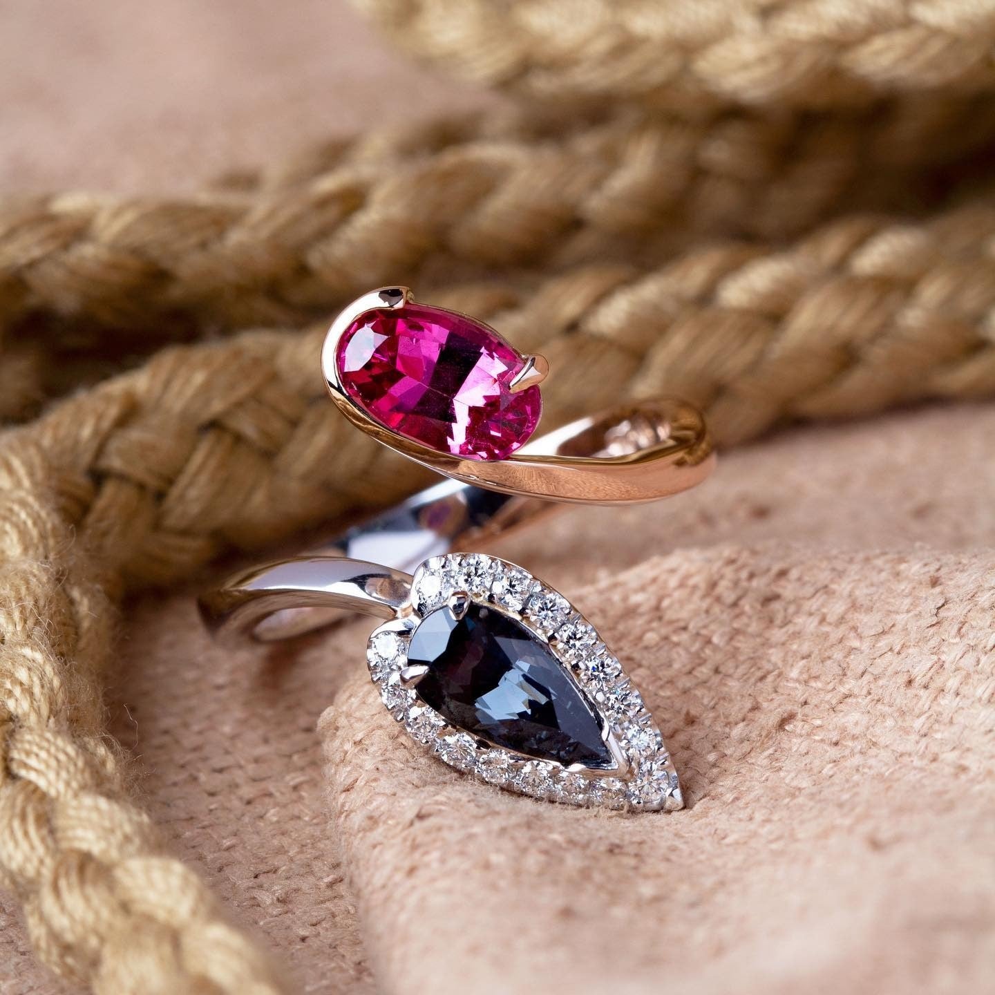 rose gold Ring - PG-BI-169 - image 1