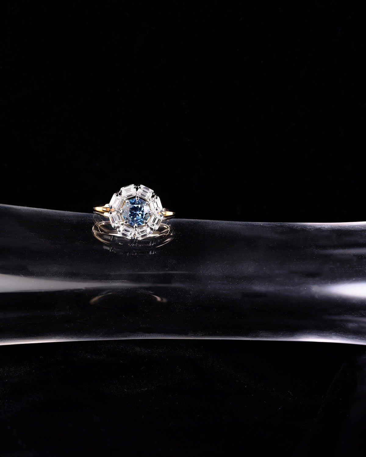 Aquamarine and Diamond Ring - PG-BI-193 - image 2